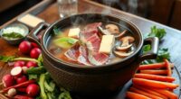 japanese winter communal hot pot