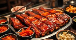 korean kimchi and bbq