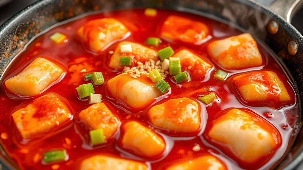 korean regional spicy rice cakes