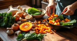 late fall harvest vegetables