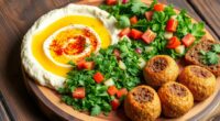 lebanese mezze platter selection