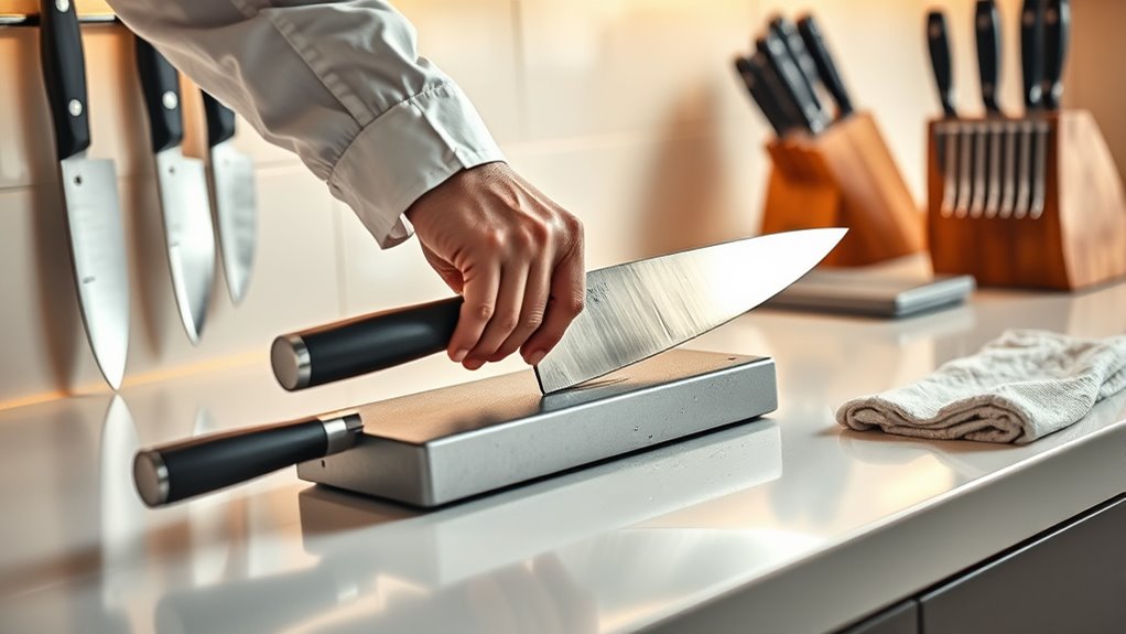 maintain knives for safety