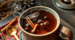 making traditional spiced tea