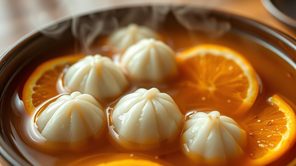 making traditional tangyuan together