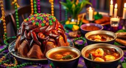 mardi gras king cake