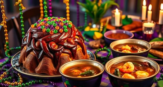 mardi gras king cake