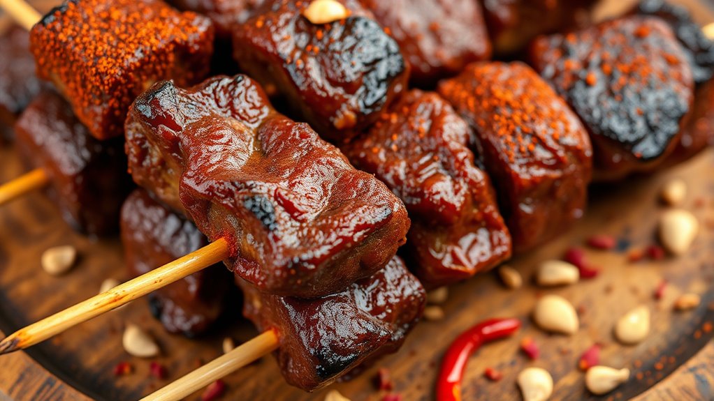 master nigerian suya grilling