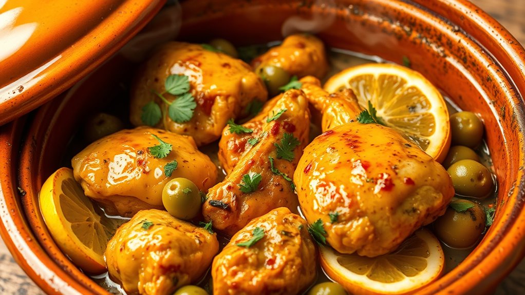 moroccan lemon chicken stew
