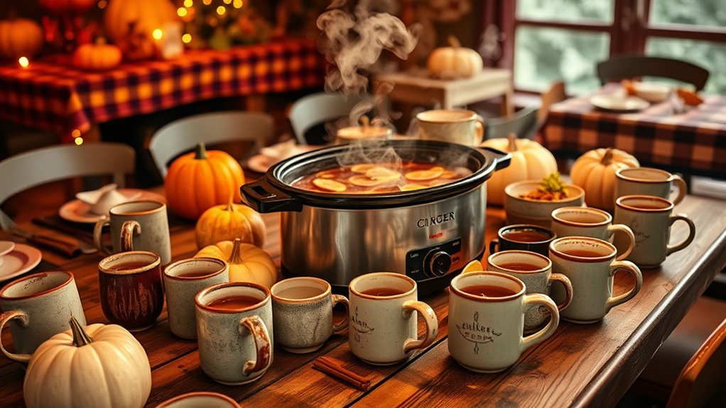 mulled cider for many