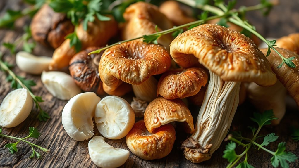 nutrient rich flavorful wild fungi
