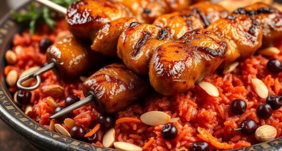 persian kebabs and rice