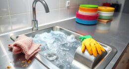 properly sanitize kitchen surfaces