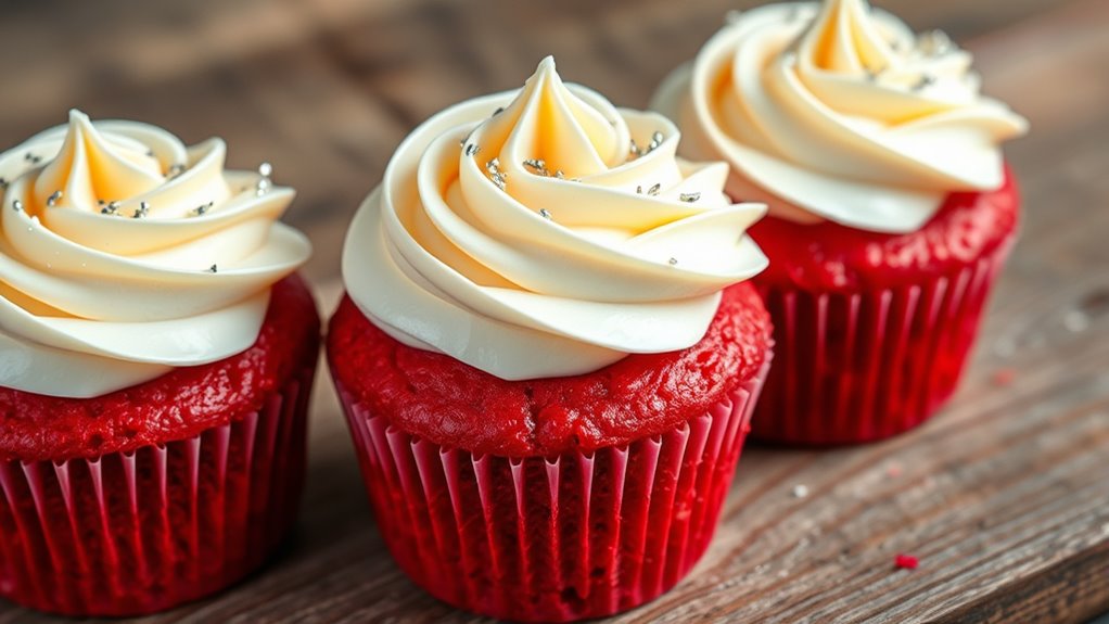 red velvet cupcakes