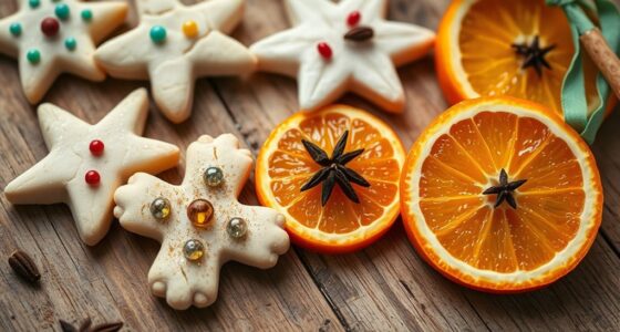 salt dough and citrus