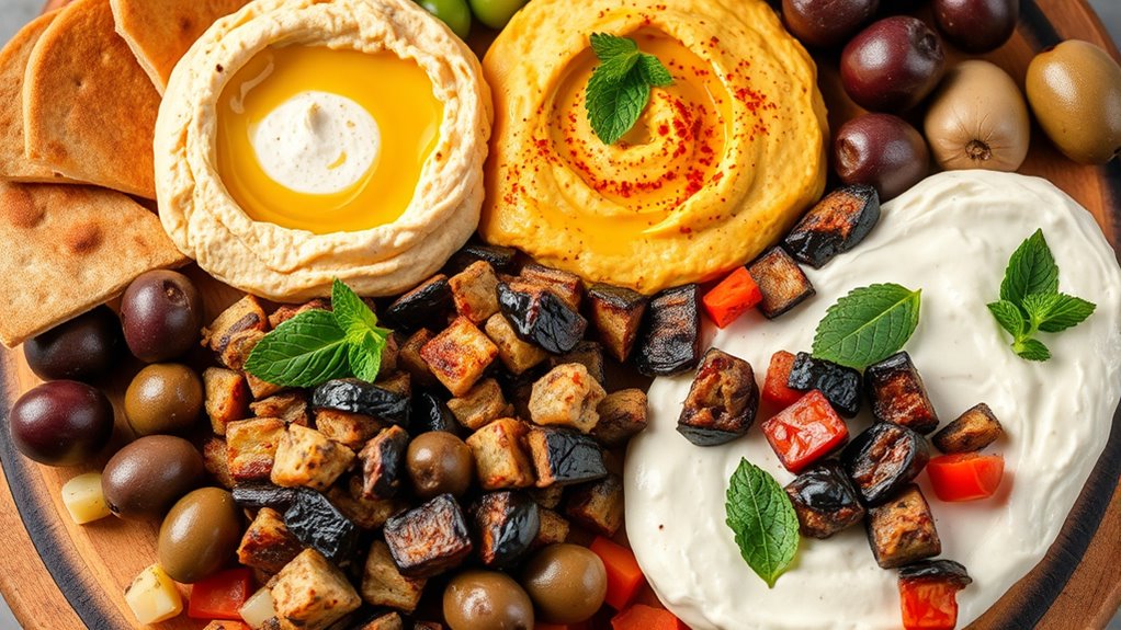 shared mediterranean flavor celebration