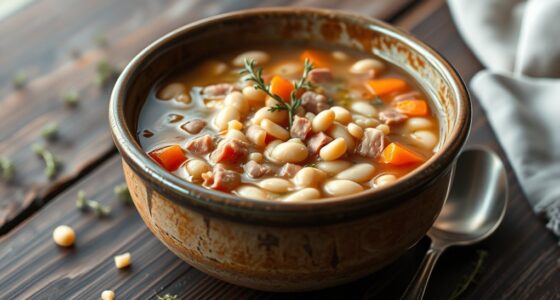 simple ham bean soup