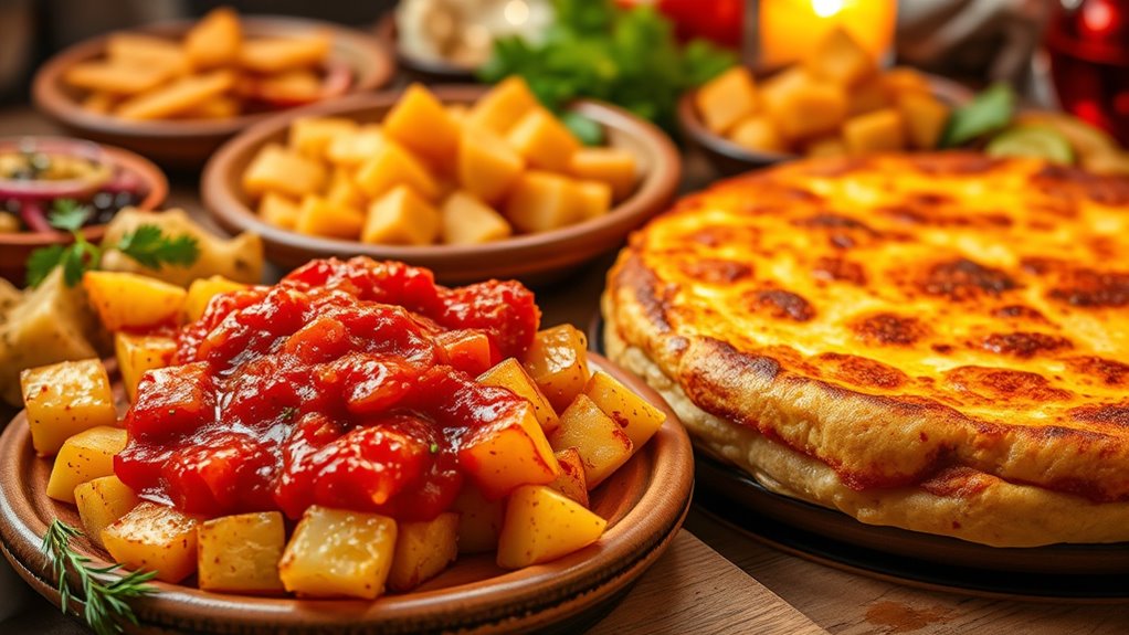 spanish tapas holiday celebration