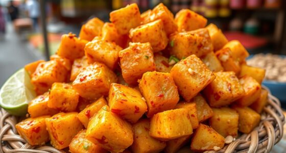 spicy fried plantain snack