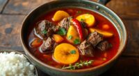 spicy trinidad pepperpot stew