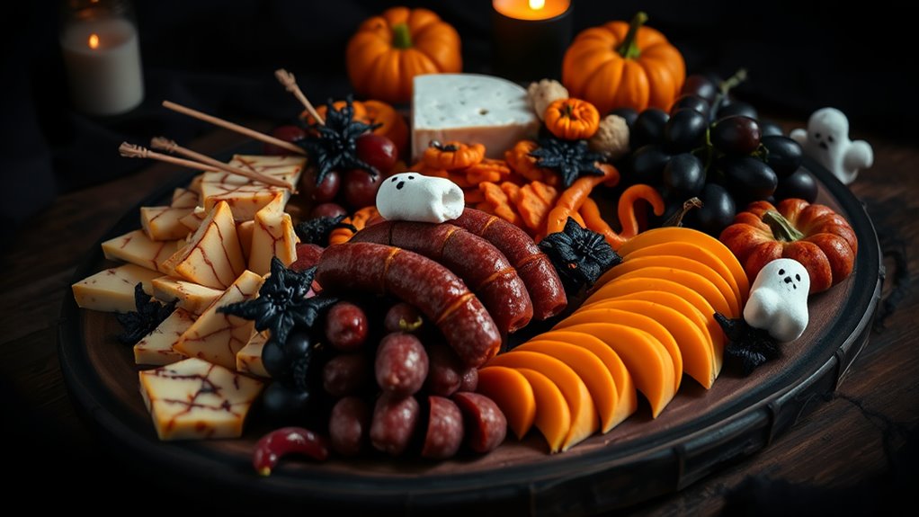 spooky halloween snack displays