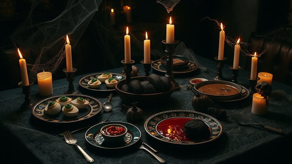 spooky halloween themed treats