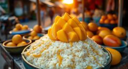 sweet thai mango dessert