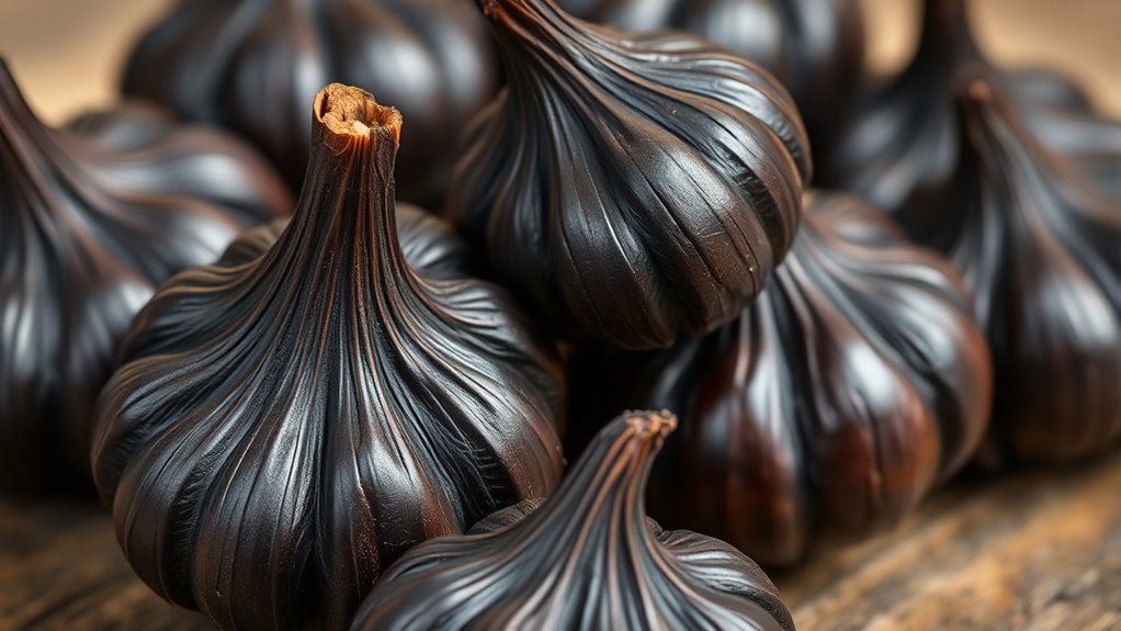 sweet umami black garlic