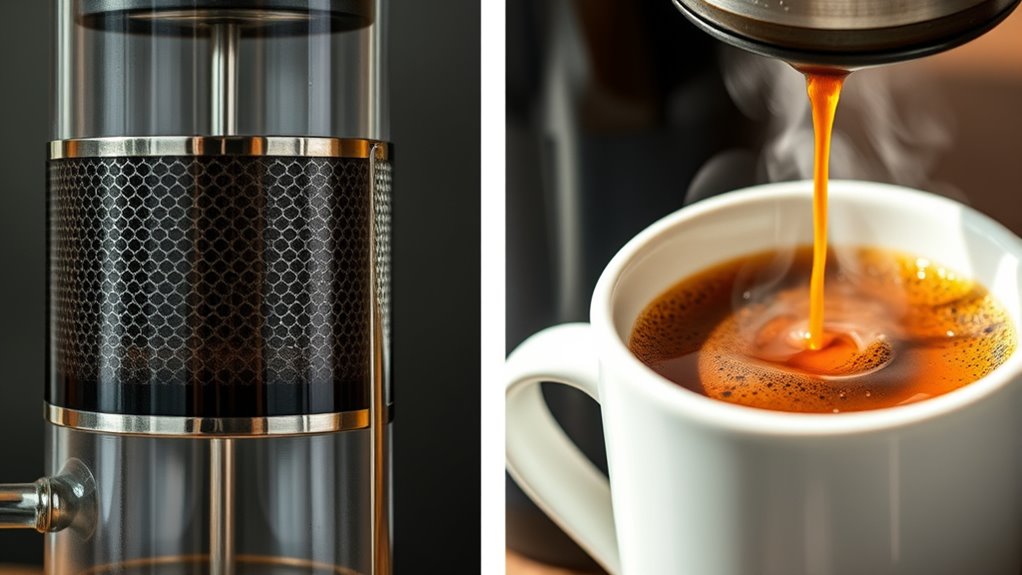 temperature controls extraction quality