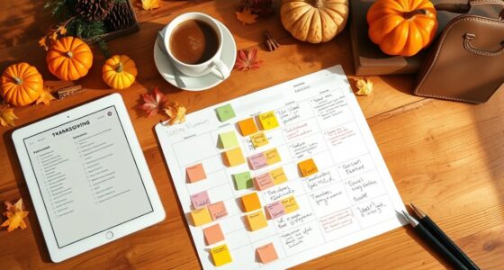 thanksgiving planning timeline checklist
