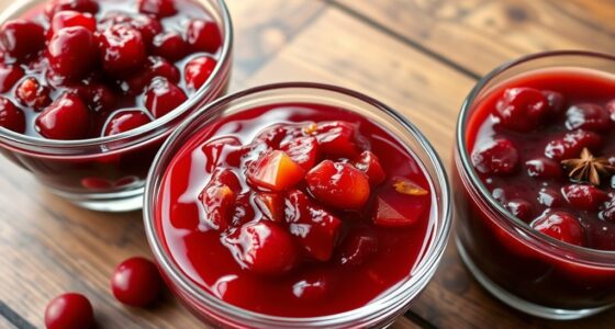 three cranberry sauce recipes