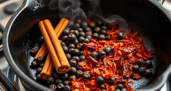 toast spices for aroma