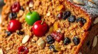 traditional tasty holiday fruitcake