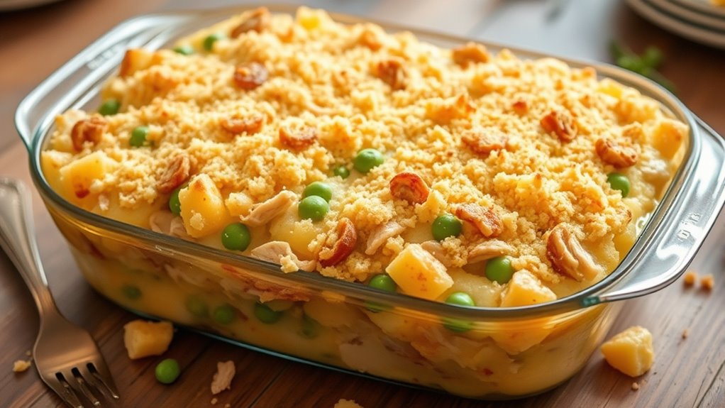 transform leftover turkey casserole