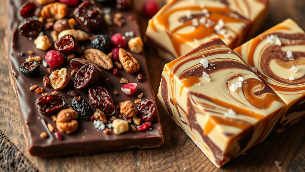 valentine s chocolates bark and fudge