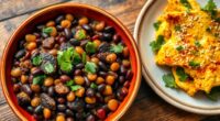 vegetarian high protein dinners