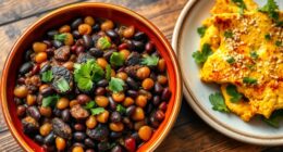 vegetarian high protein dinners