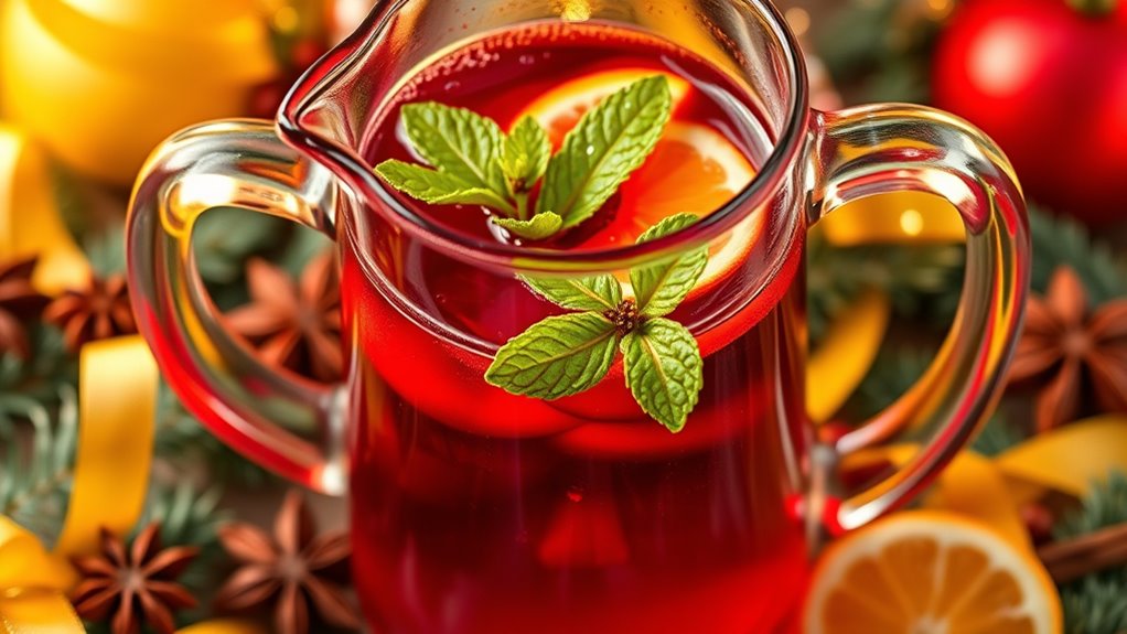vibrant caribbean hibiscus punch