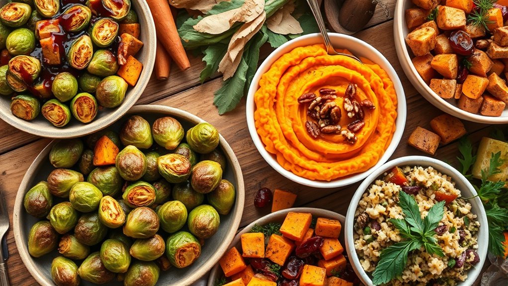 vibrant plant based thanksgiving sides