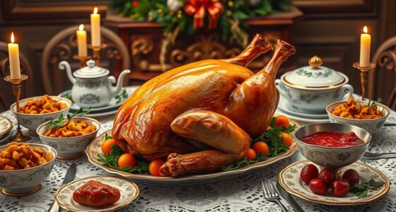 victorian christmas goose menu