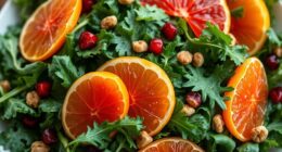 winter greens citrus vinaigrette