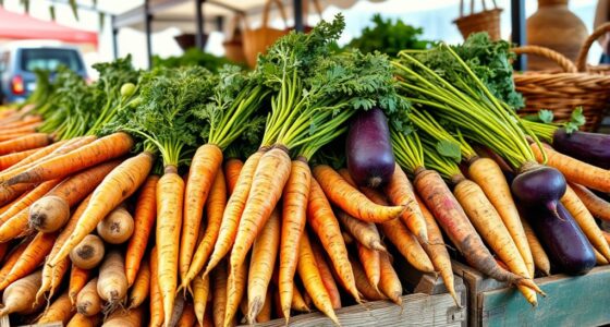 winter root vegetable market