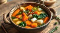 winter vegetable detox soup
