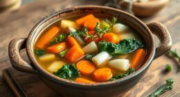 winter vegetable detox soup