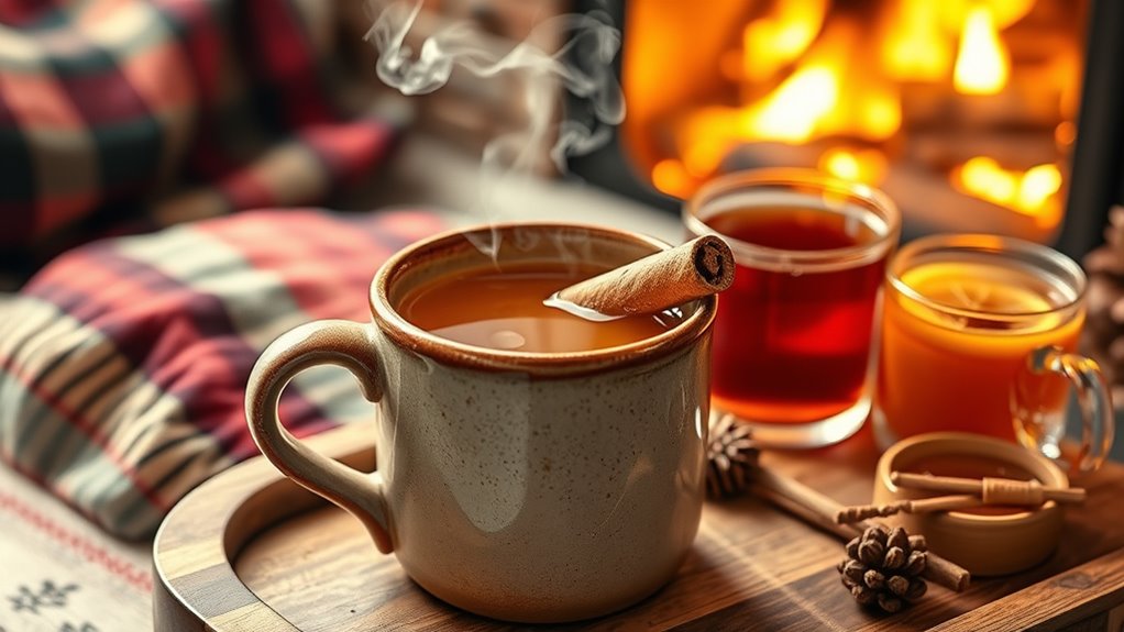 winter warm up beverage choices