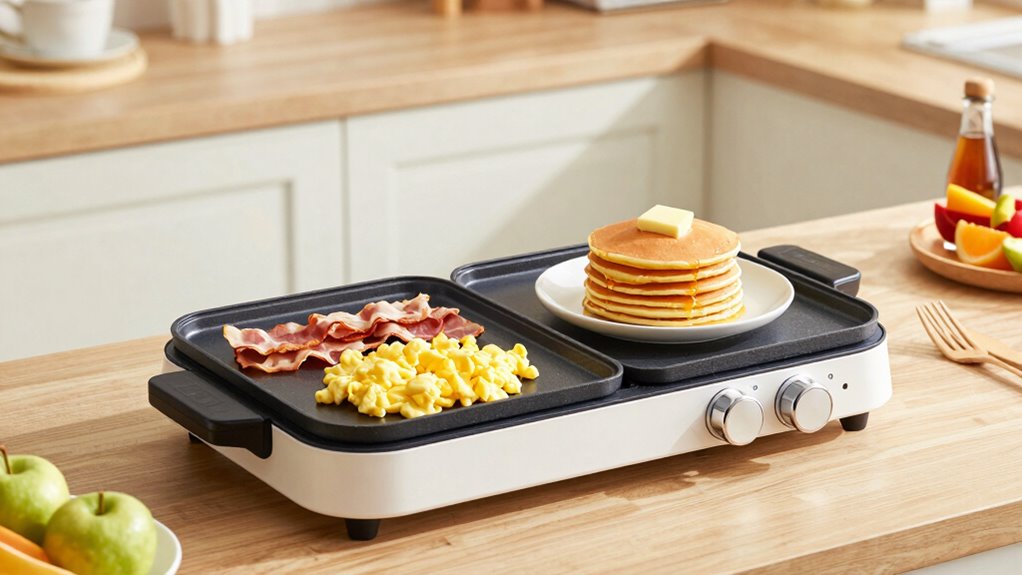 efficient even breakfast cooking