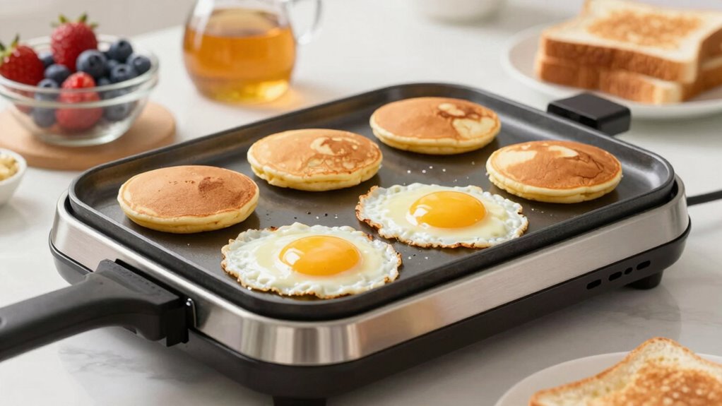 even heat ensures perfect cooking