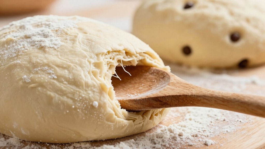 gluten development increases resistance