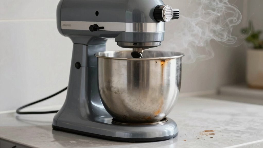 heavy duty mixer overheating issues