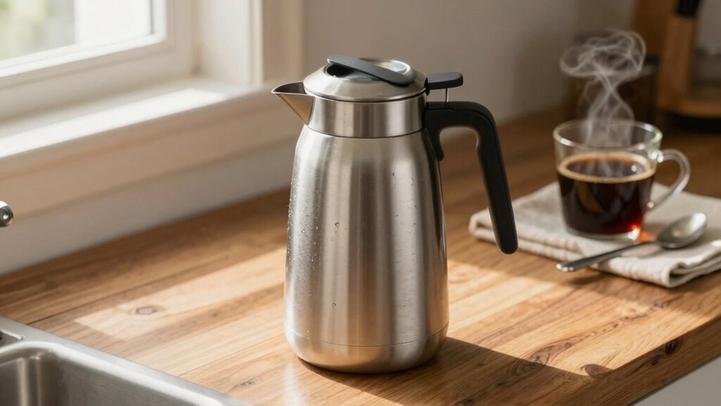 keep carafe warm properly