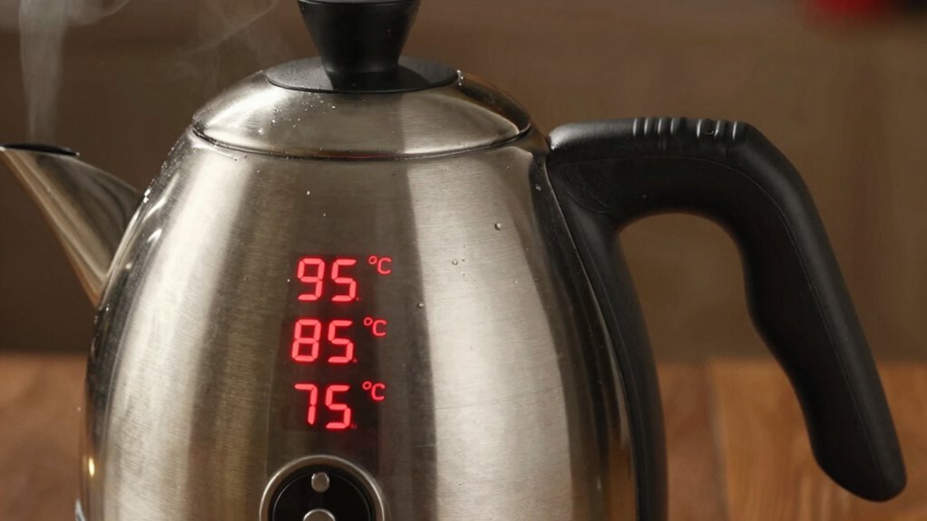 kettle temperature and efficiency